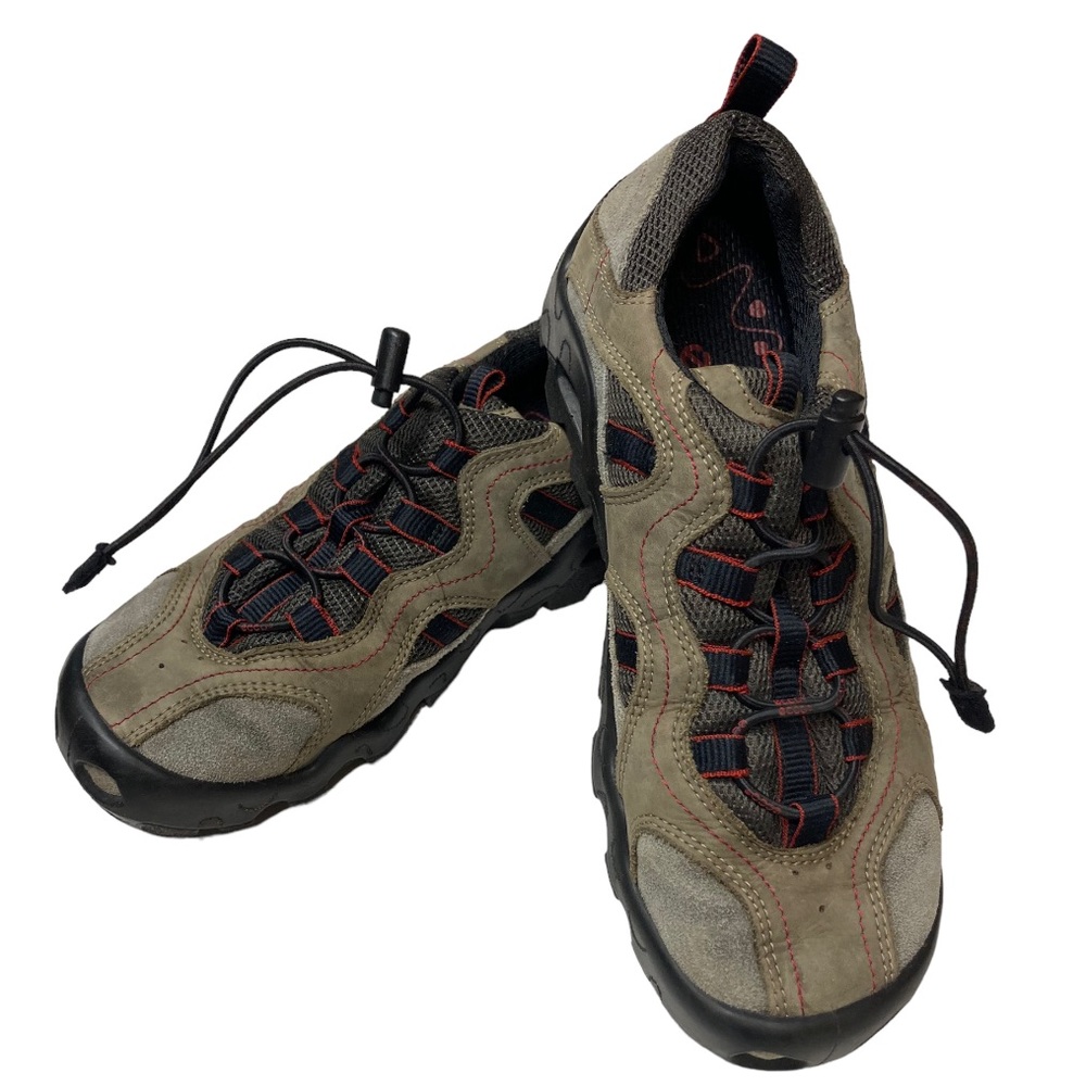 Ecco Tan and Black, No-Tie, Leather, Shoes Size 4.5-5 (EU 39)